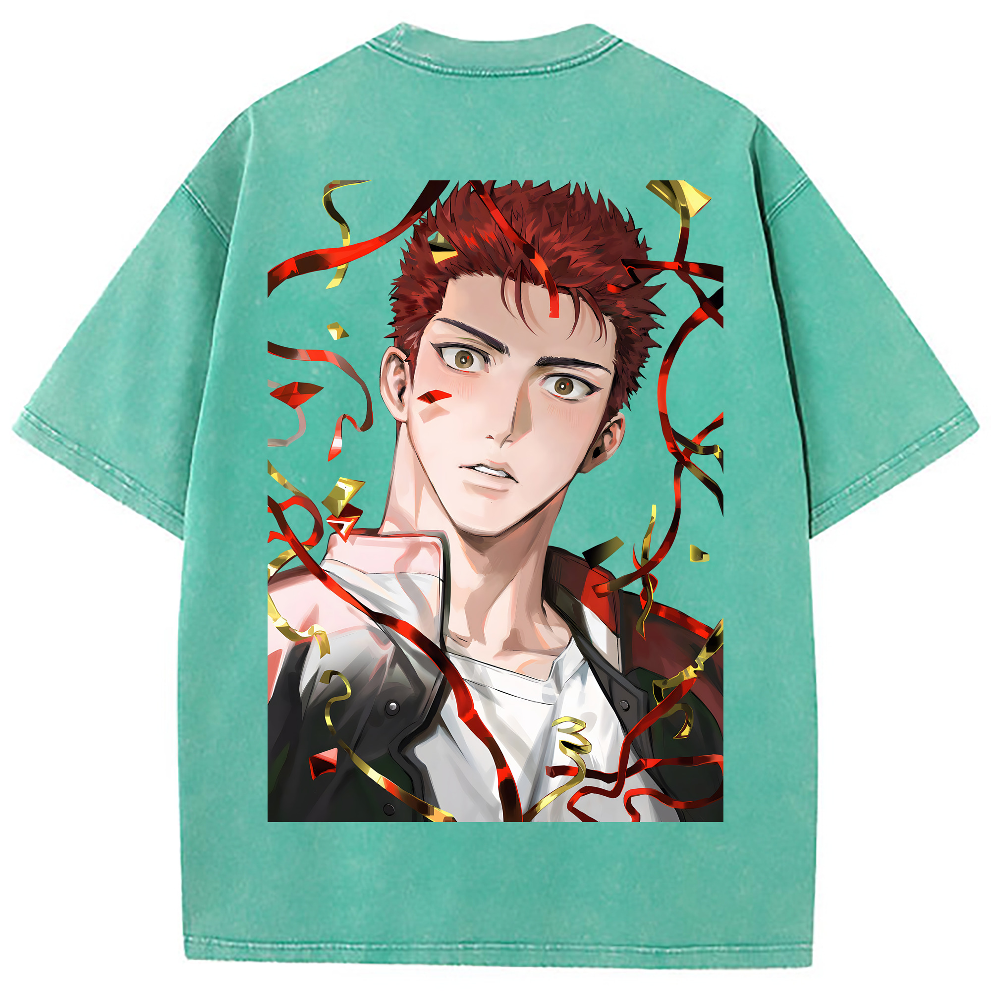 （画像用） SLAM DUNK／スラムダンク 綿100% ヴィンテージ風 半袖Tシャツ（背面プリント）